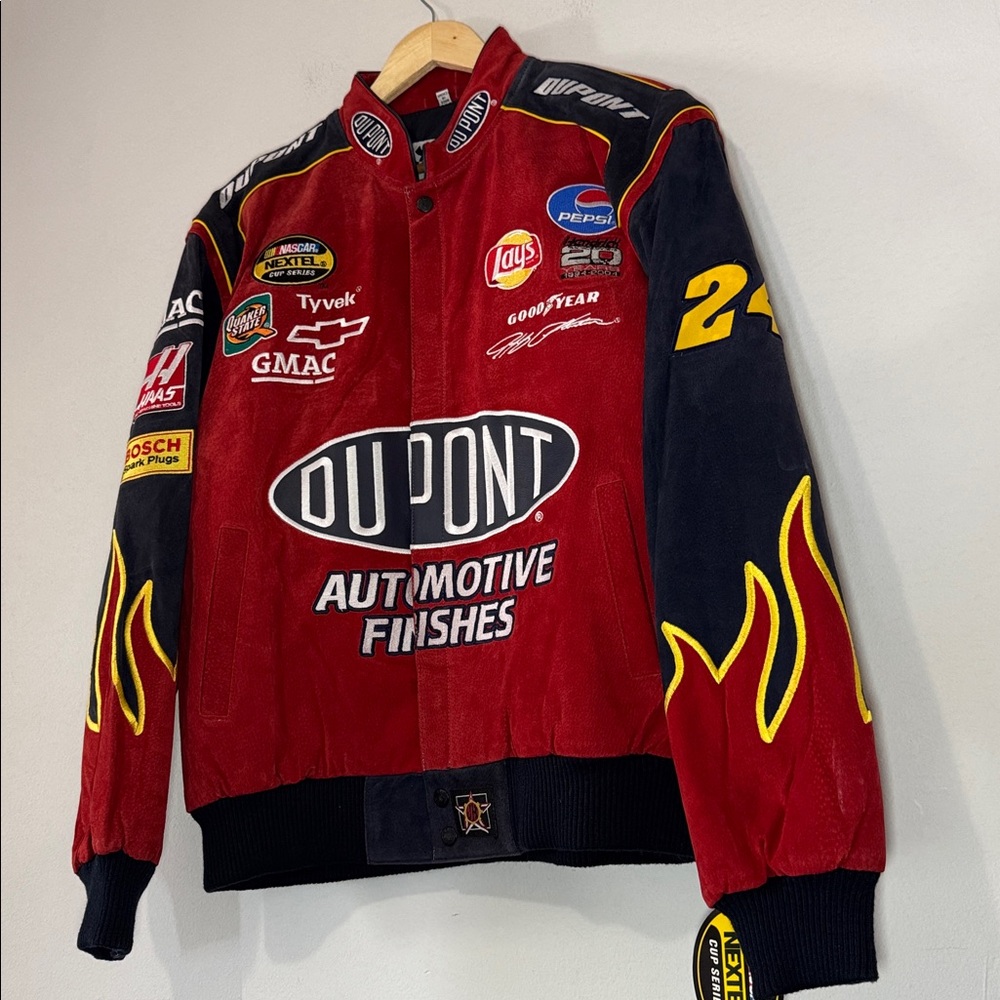 Vintage Jeff Gordon Dupont Nascar Jacket / Large / New / Jeff Hamilton - Picture 3 of 14